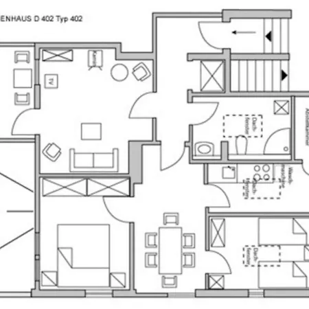 アパート Duenenhaus ゼリン